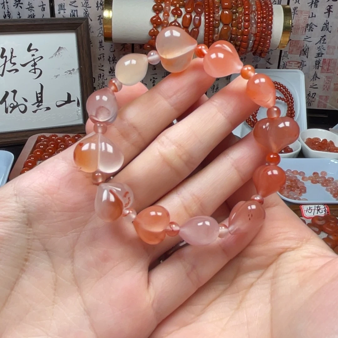 南红玛瑙未镶嵌手串