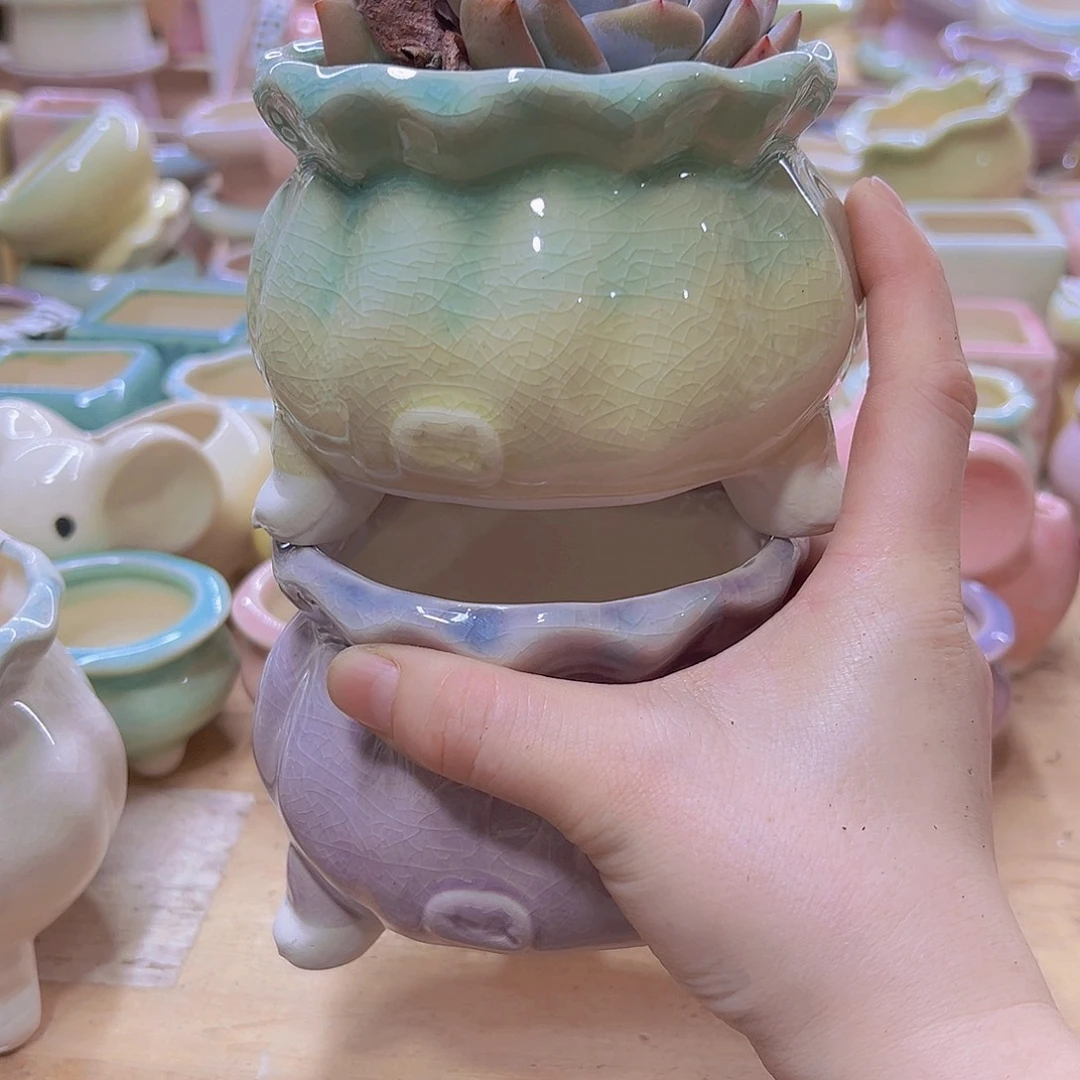 陶瓷花盆单场满12包邮