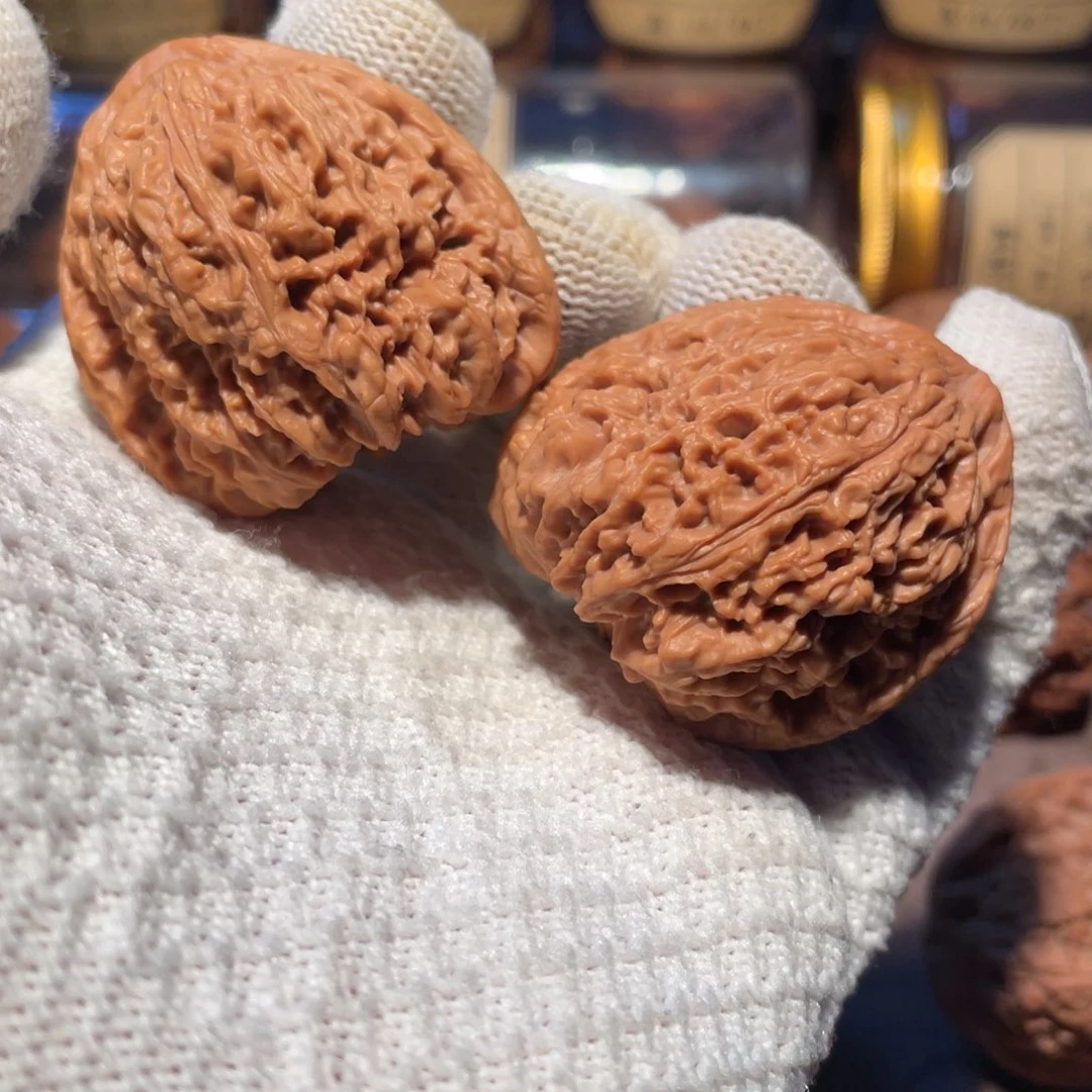 文玩核桃把件41天残脚