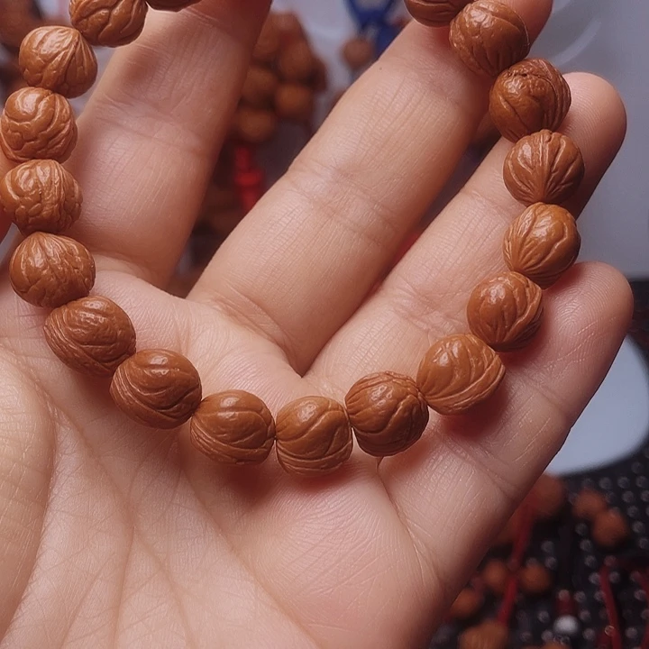 桃核吊坠龙纹桃枭