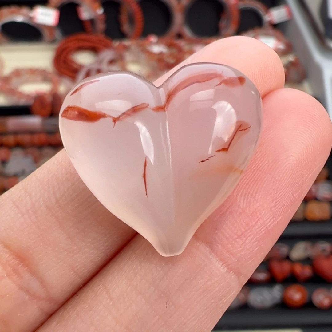 南红玛瑙未镶嵌颈饰冰飘屁桃