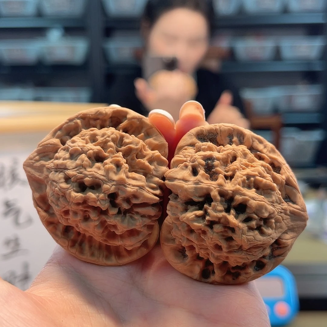 文玩核桃把件大官帽