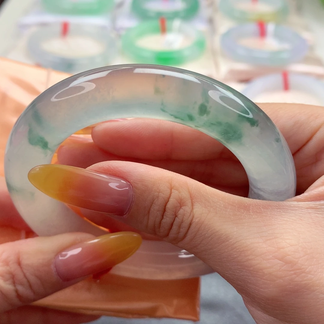 未镶嵌手镯翡翠9903暗夜精灵 美到失语