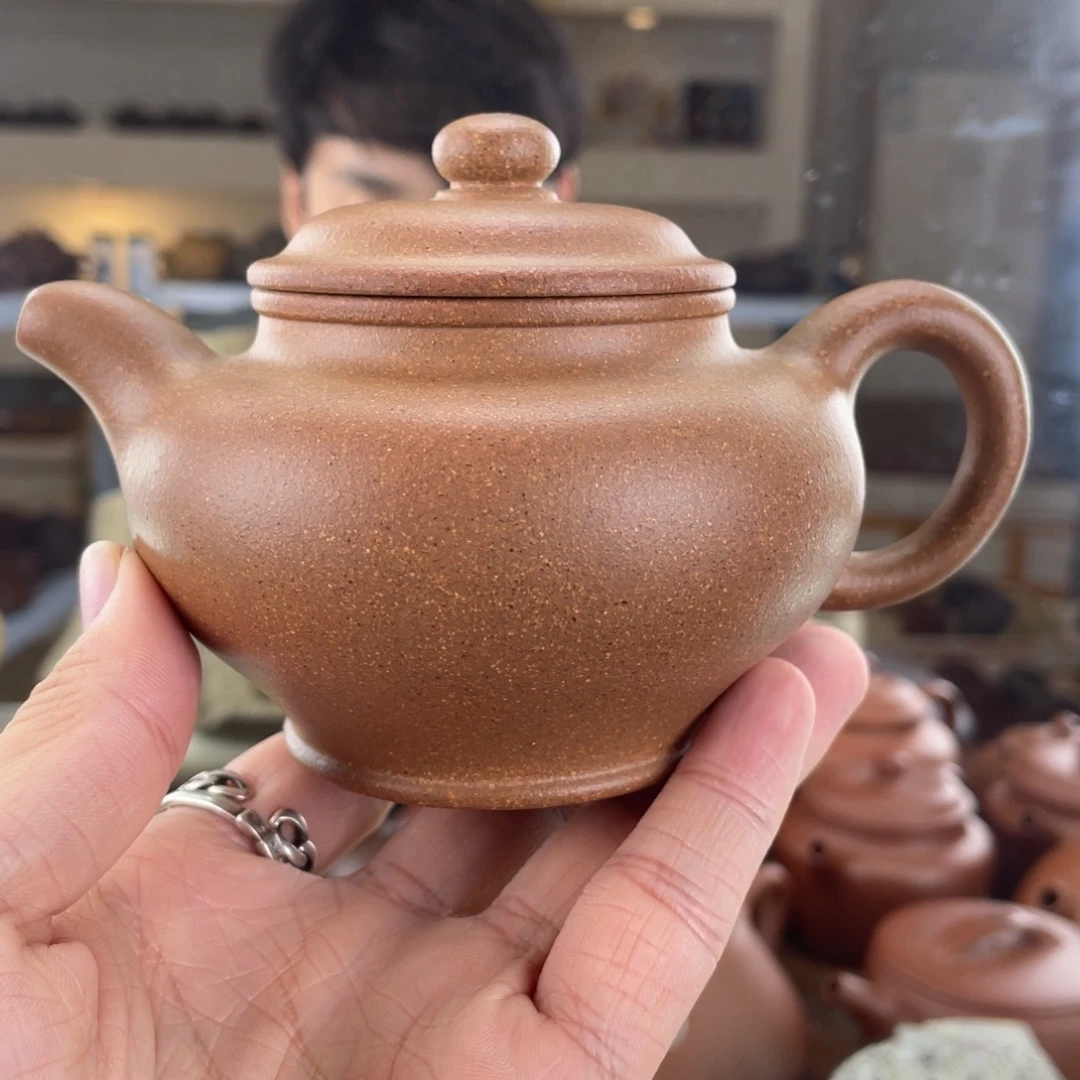 紫砂茶壶240cc黄降坡茶壶