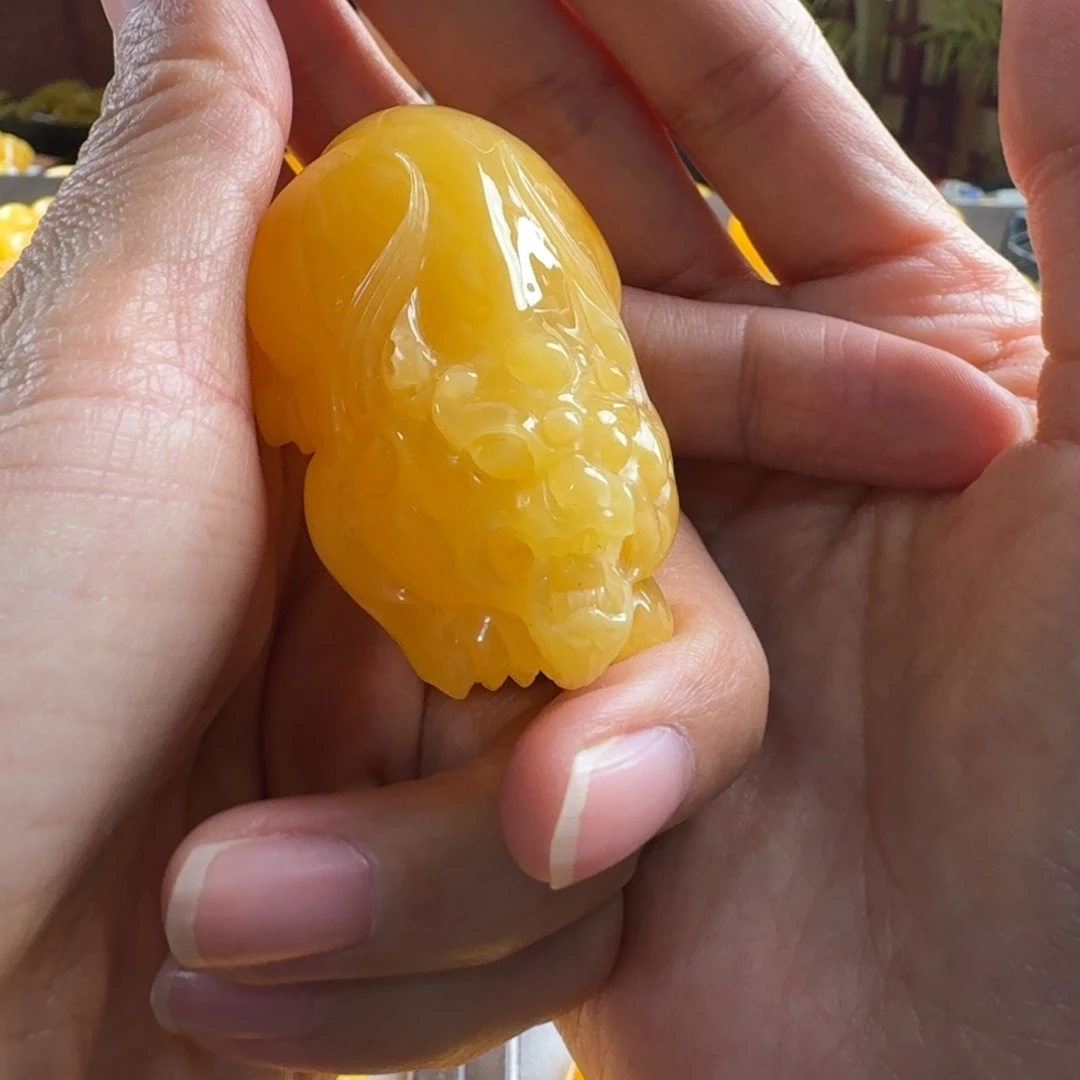 蜜蜡毛衣链未镶嵌瘦****你