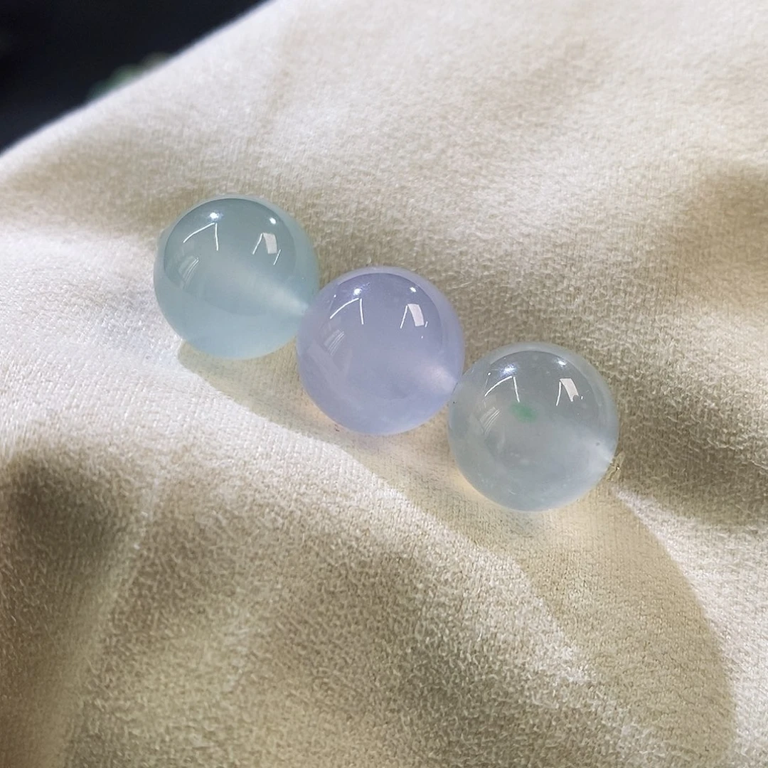 未镶嵌挂件翡翠一组卡12.3马卡龙