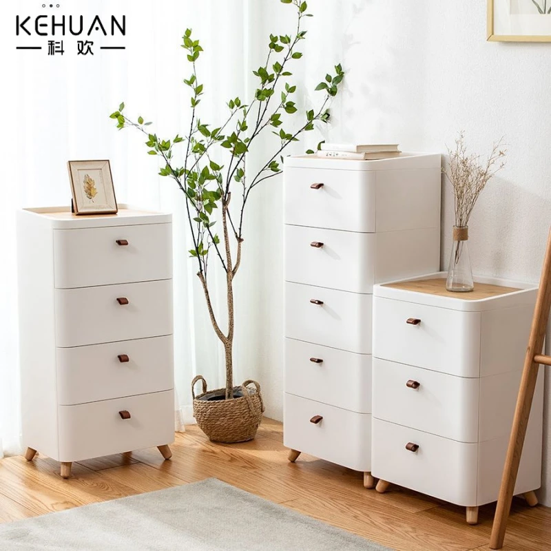 抽屉式收纳柜房间置物柜大储物柜子多层卫生间卧室日式床头柜