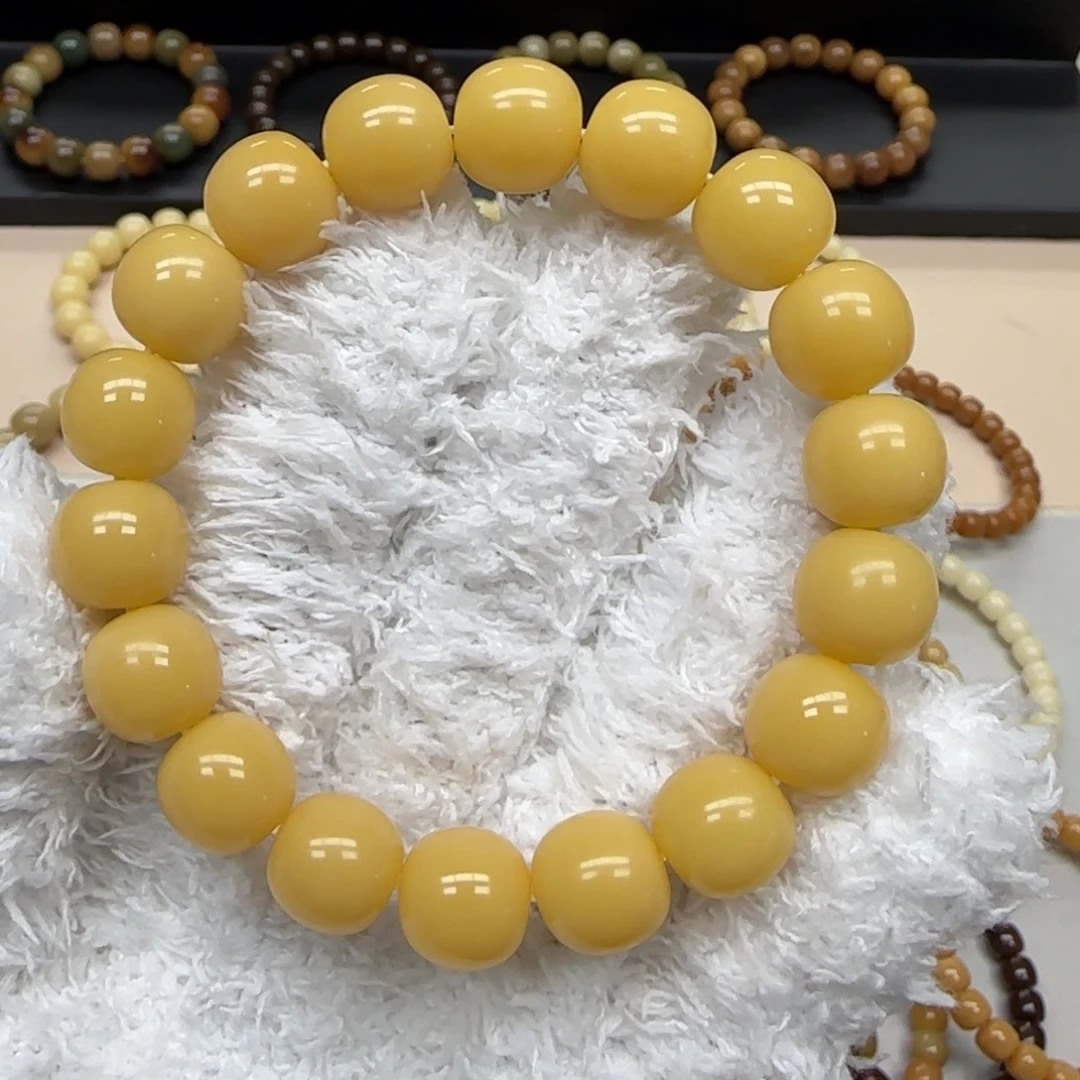 菩提根/象牙果手串卡13 鬼工 10年 珑珠