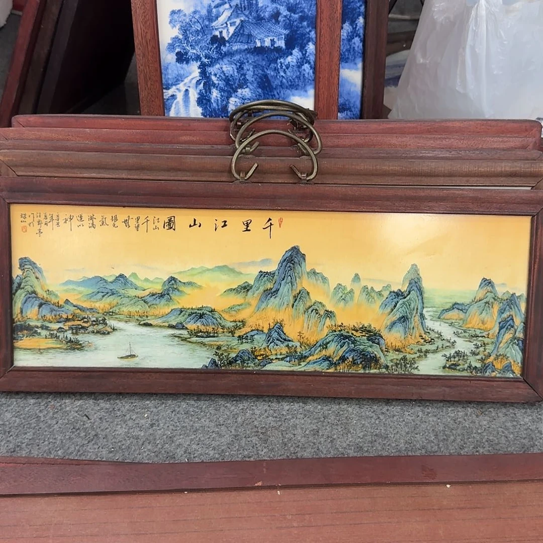 瓷摆件瓷板画瓷板画