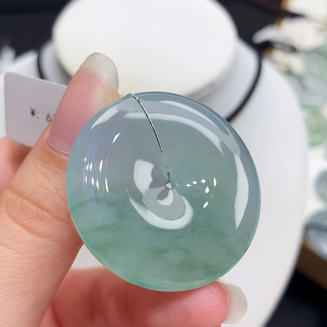 翡翠未镶嵌胸饰翡翠77，34.2/6