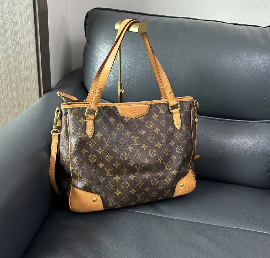95新 LouisVuitton/路易威登 路易威登c1347老花机场包换植鞣革