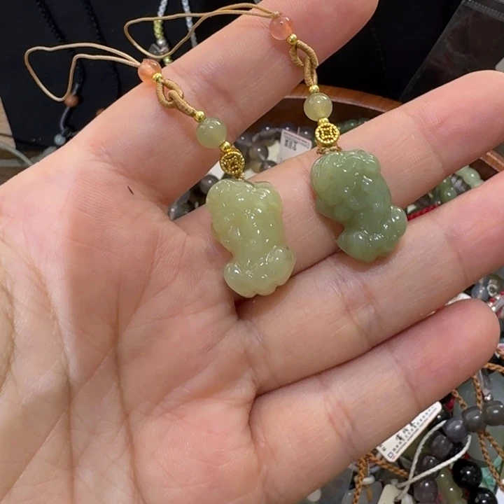 和田玉未镶嵌手机链宝润莱多样性发货2