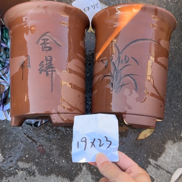 紫砂花盆特价商品