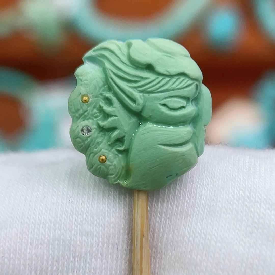 未镶嵌绿松石珠宝奇石