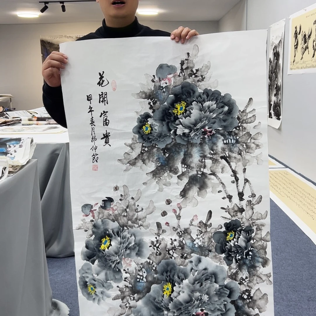 国画国画作品宣纸纯手绘
