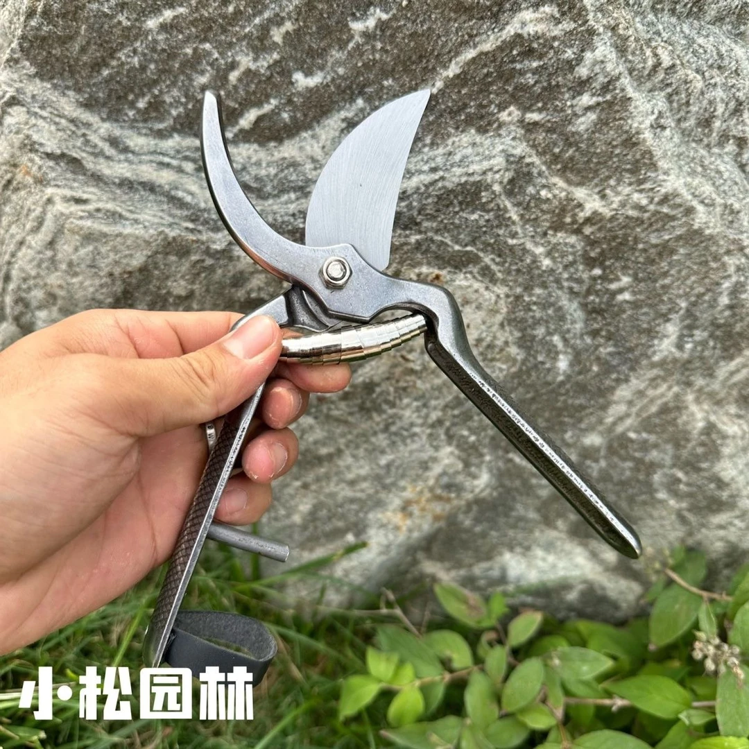 高碳钢专业修枝剪重型钢把手园林园艺剪果树枝剪绿化剪