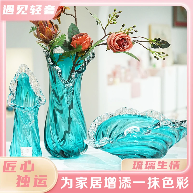高奢展厅设计师纯手工花瓶时尚卧室创意简约结婚欧式