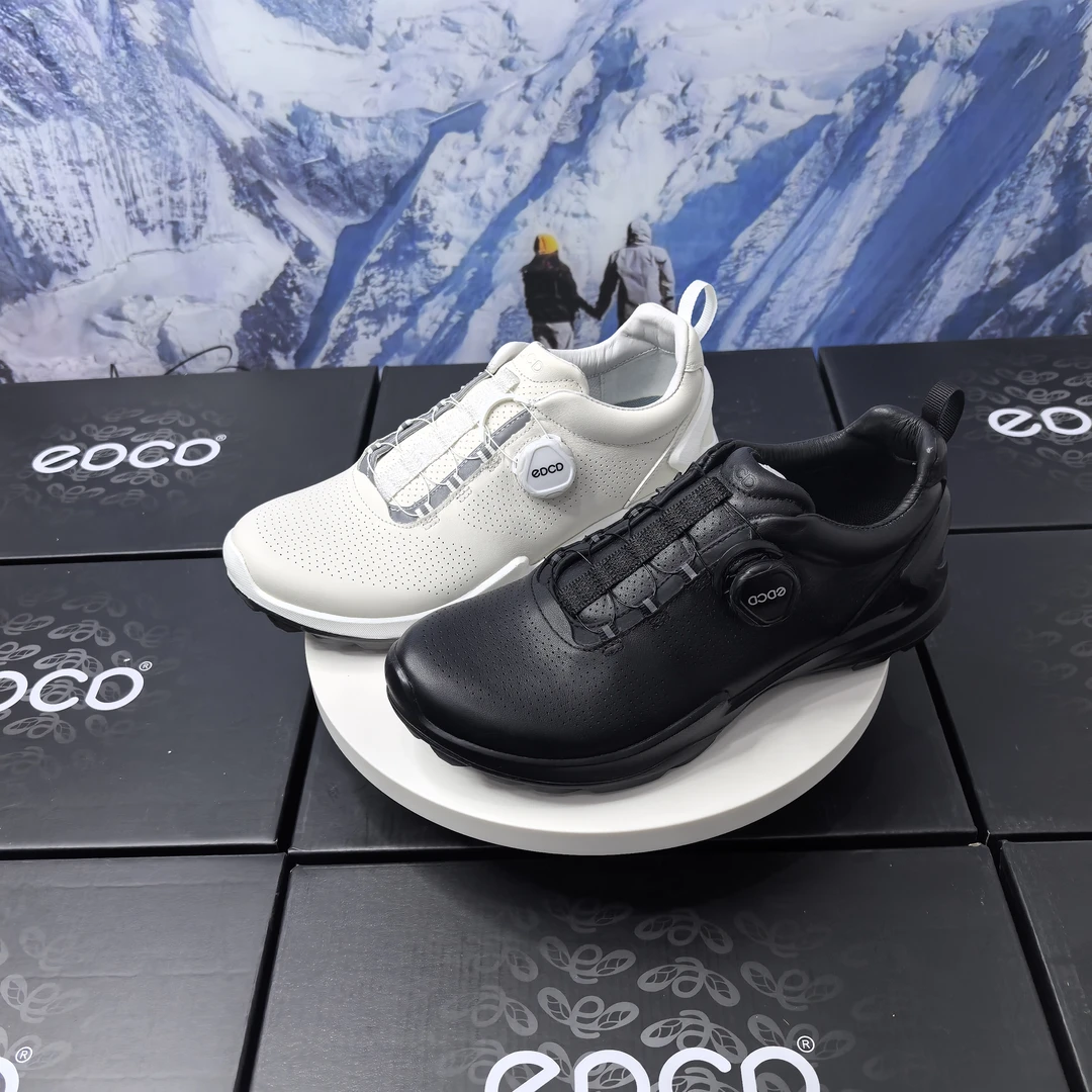 秋冬款外贸原单户外休闲运动时尚百搭高尔夫真皮男鞋防水耐磨舒适