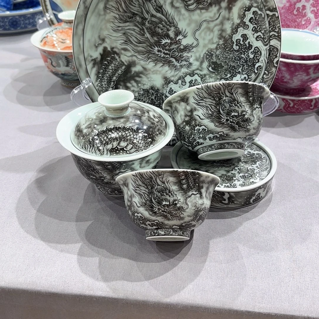 瓷片景德镇瓷器精品展示