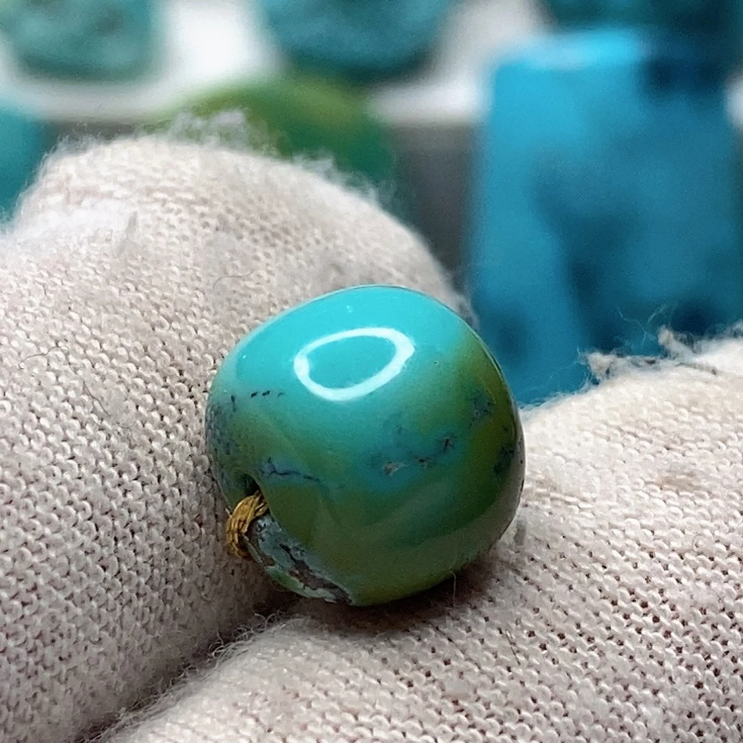 绿松石未镶嵌天然原矿 地大质检