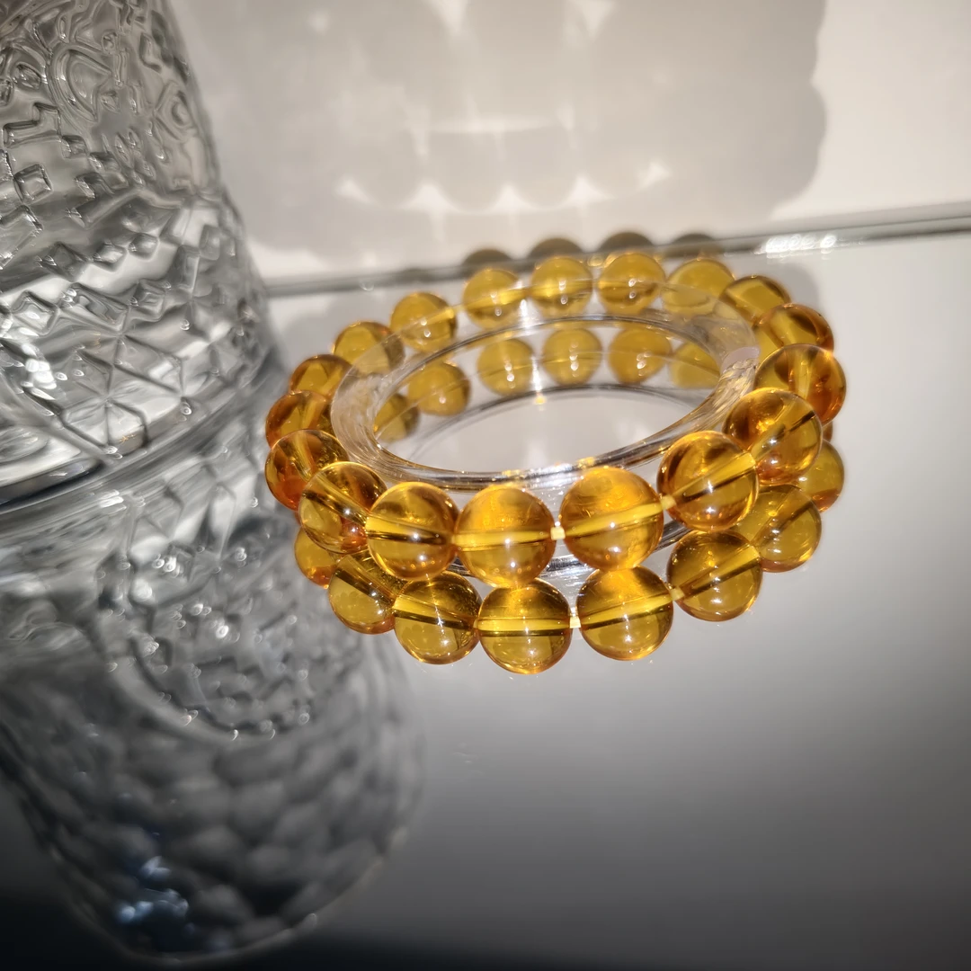 老姜黄手串10mm双A纯净经典款