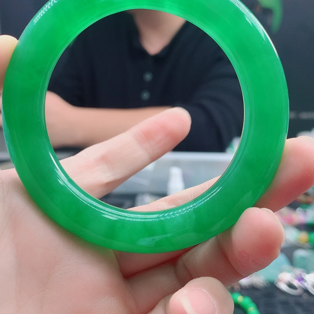 翡翠银S925镶嵌颈饰，