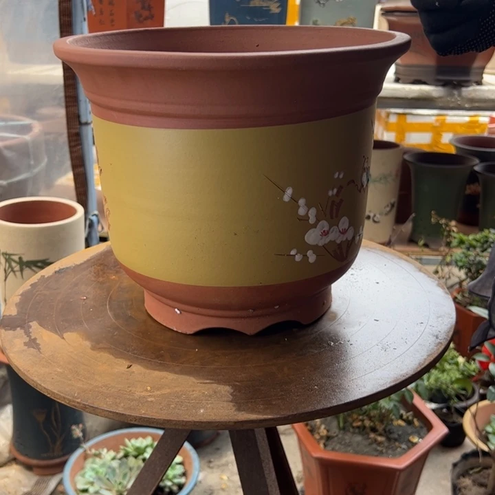 宜兴紫砂30黄点菜金钟