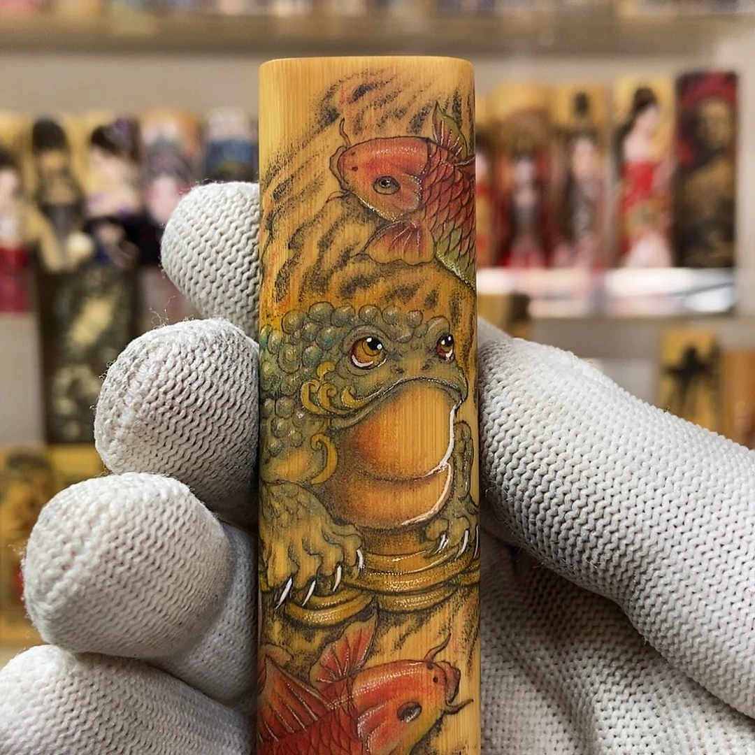 竹云海老师针刺金蟾