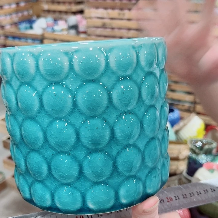 有孔.凑单10元陶瓷花盆发货！