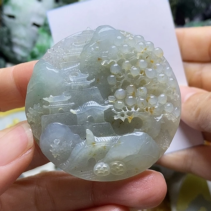 定制翡翠未镶嵌毛货