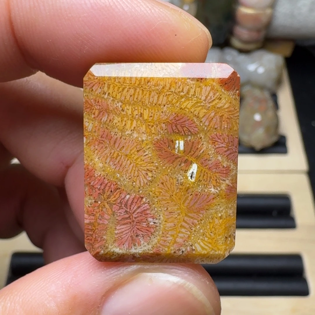 硅化玉未镶嵌纯天然色有机玉石保真色