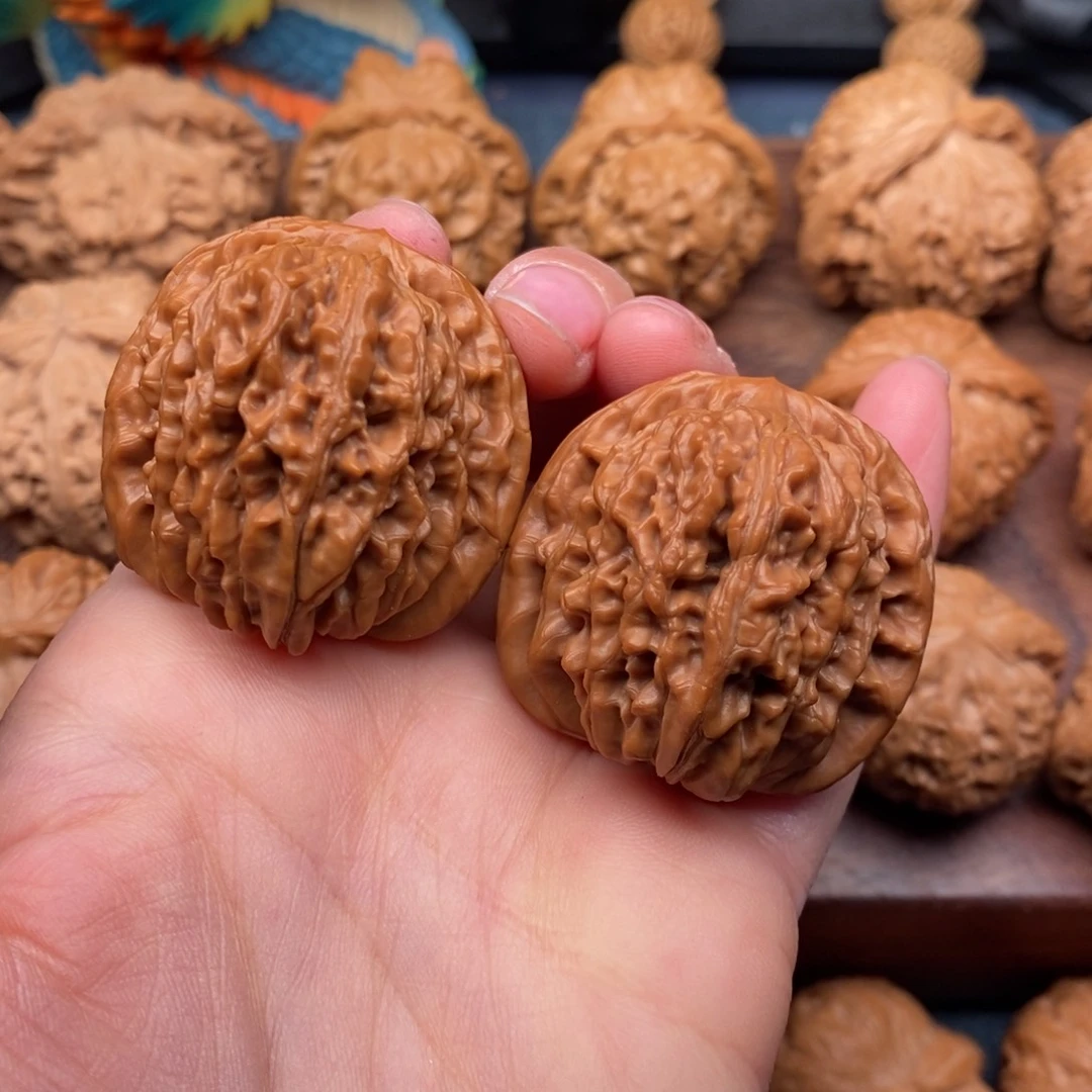 文玩核桃把件38老树原桩平谷楼