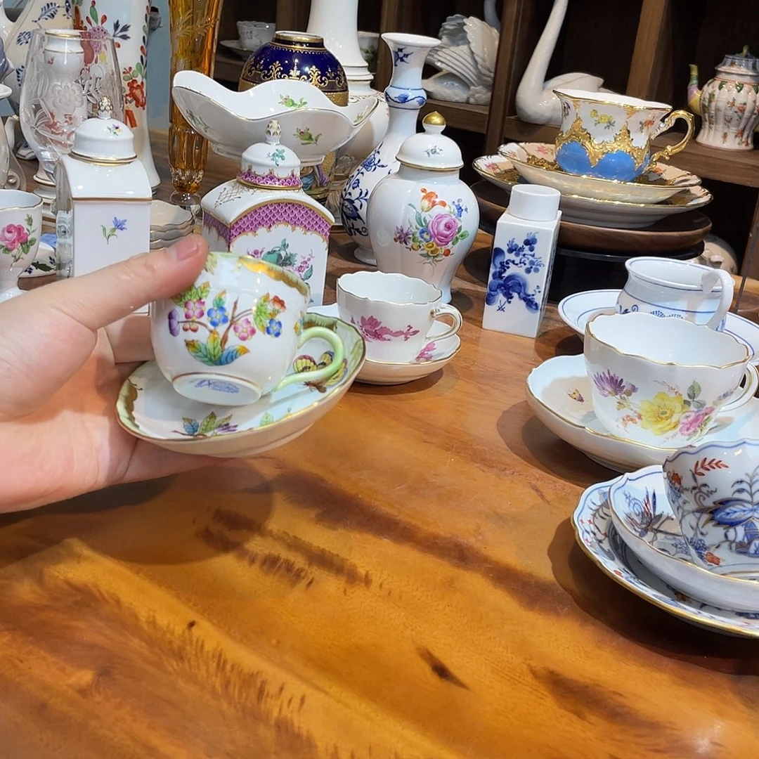 摆件中古赫伦摩卡