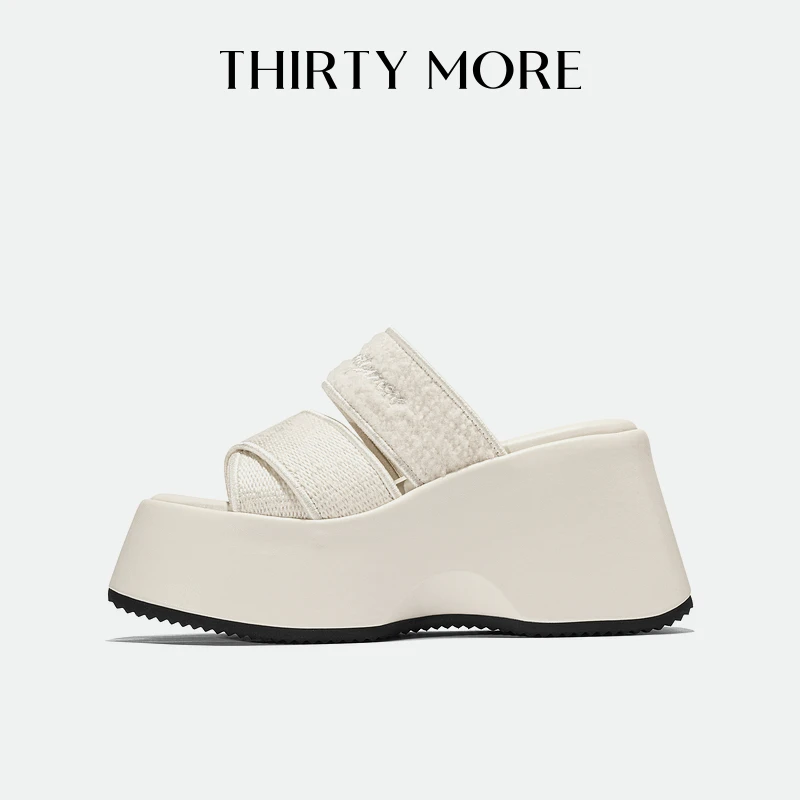 【重工轻奢】ThirtyMore外穿凉鞋夏季新款时尚百搭露趾凉鞋