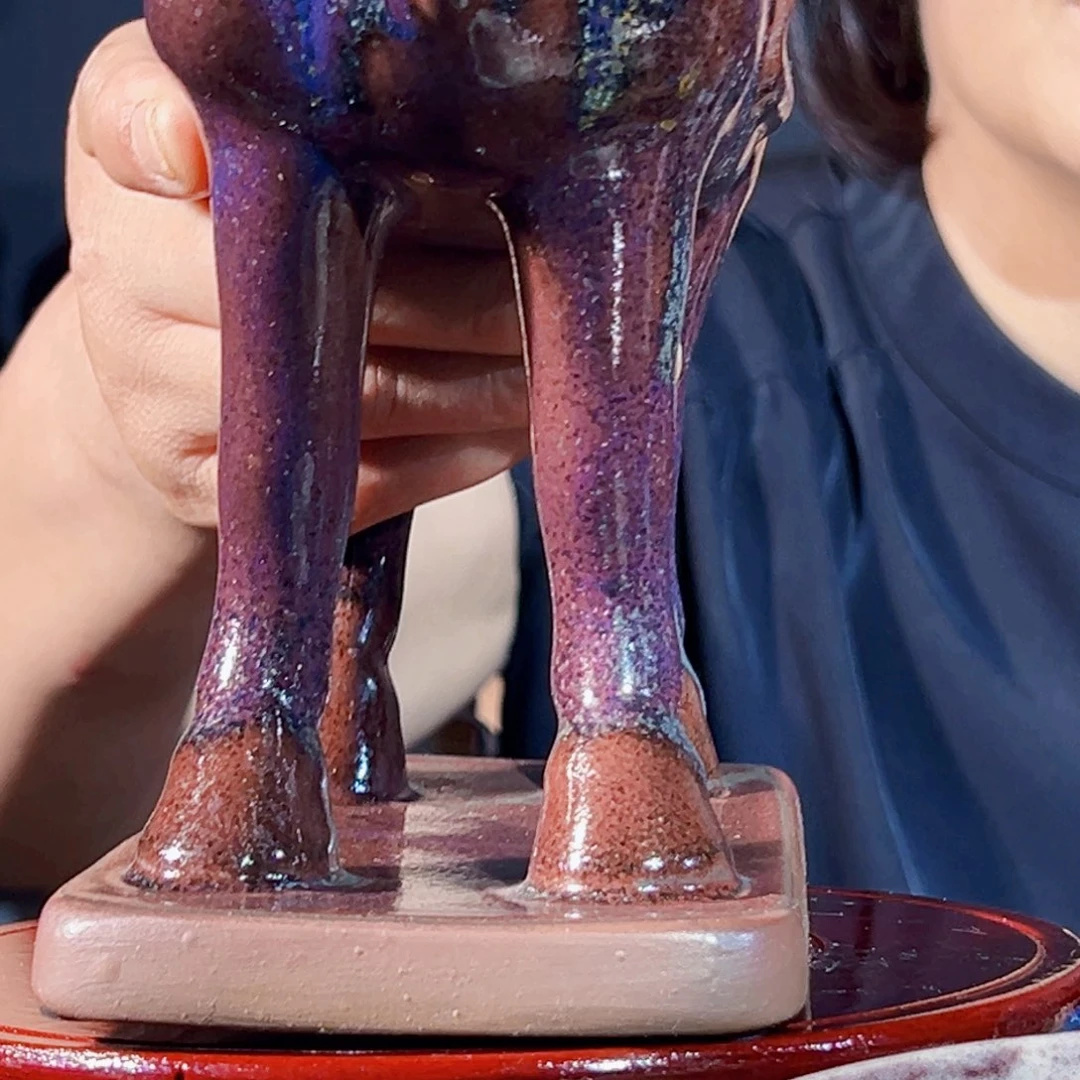 时*飞传统钧瓷工艺手工壶