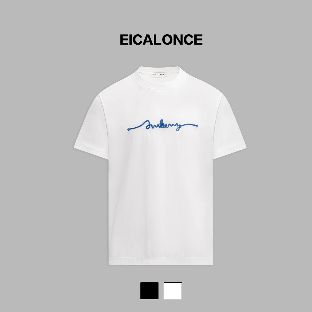Eicalonce·意卡伦萨 25·SS设计师款百搭时尚舒适短袖T恤SM12257