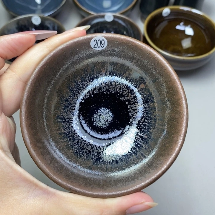 茶盏建窑建盏柴烧主人杯