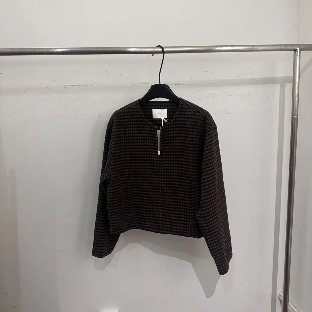 【ARONG阿荣家】加棉格子外套60988-咖色-F