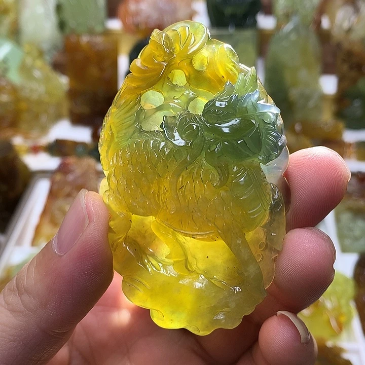 蛇纹石玉未镶嵌珠宝半成品