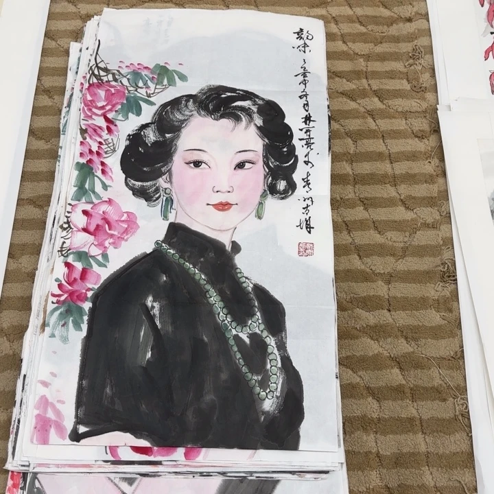 国画花鸟的翅膀和翅膀是一样长