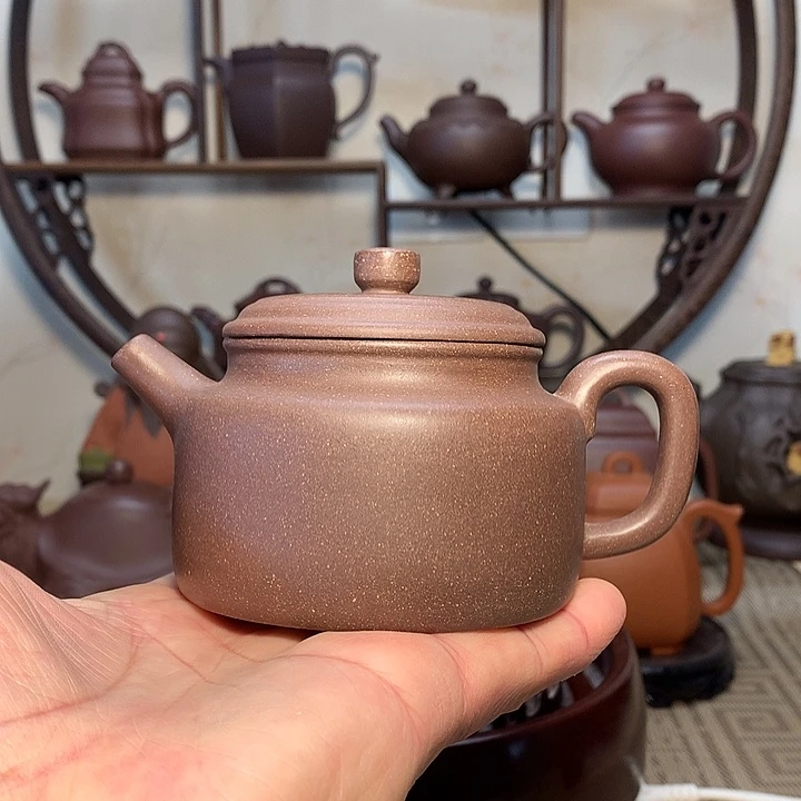 紫砂茶壶厚**物原矿紫砂壶