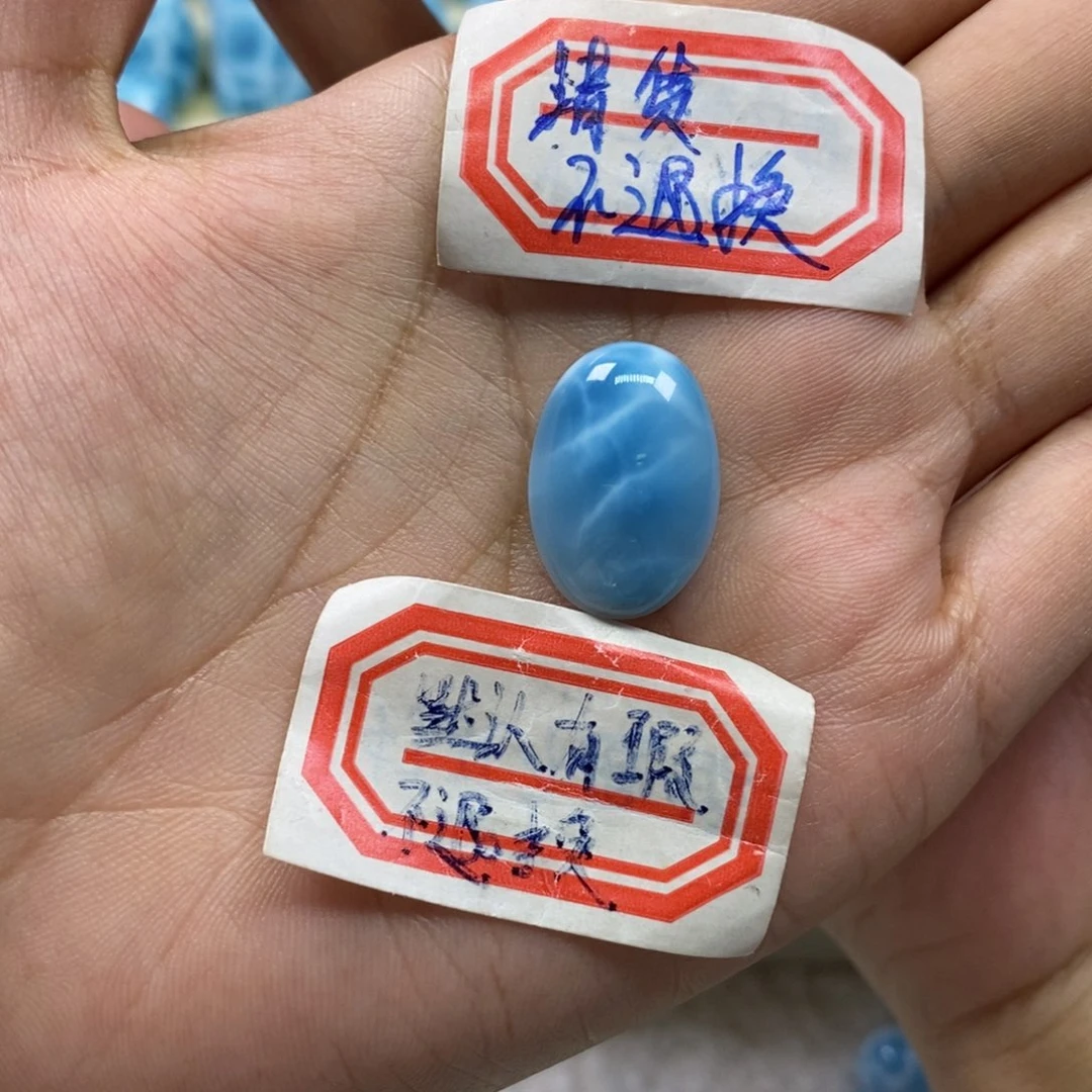 奕***安针钠钙石（海纹石）未镶嵌颈饰