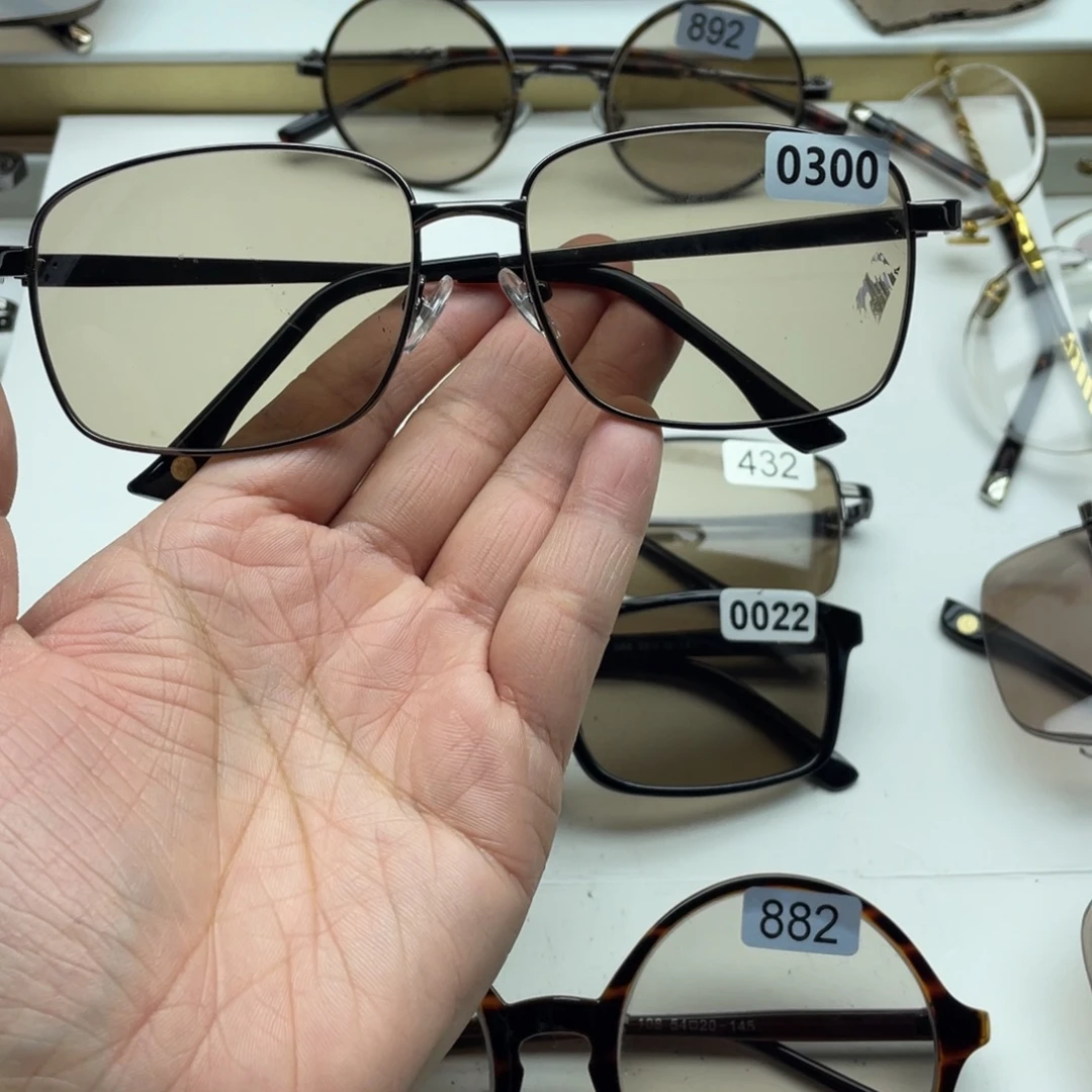 茶水晶全框眼镜 0300