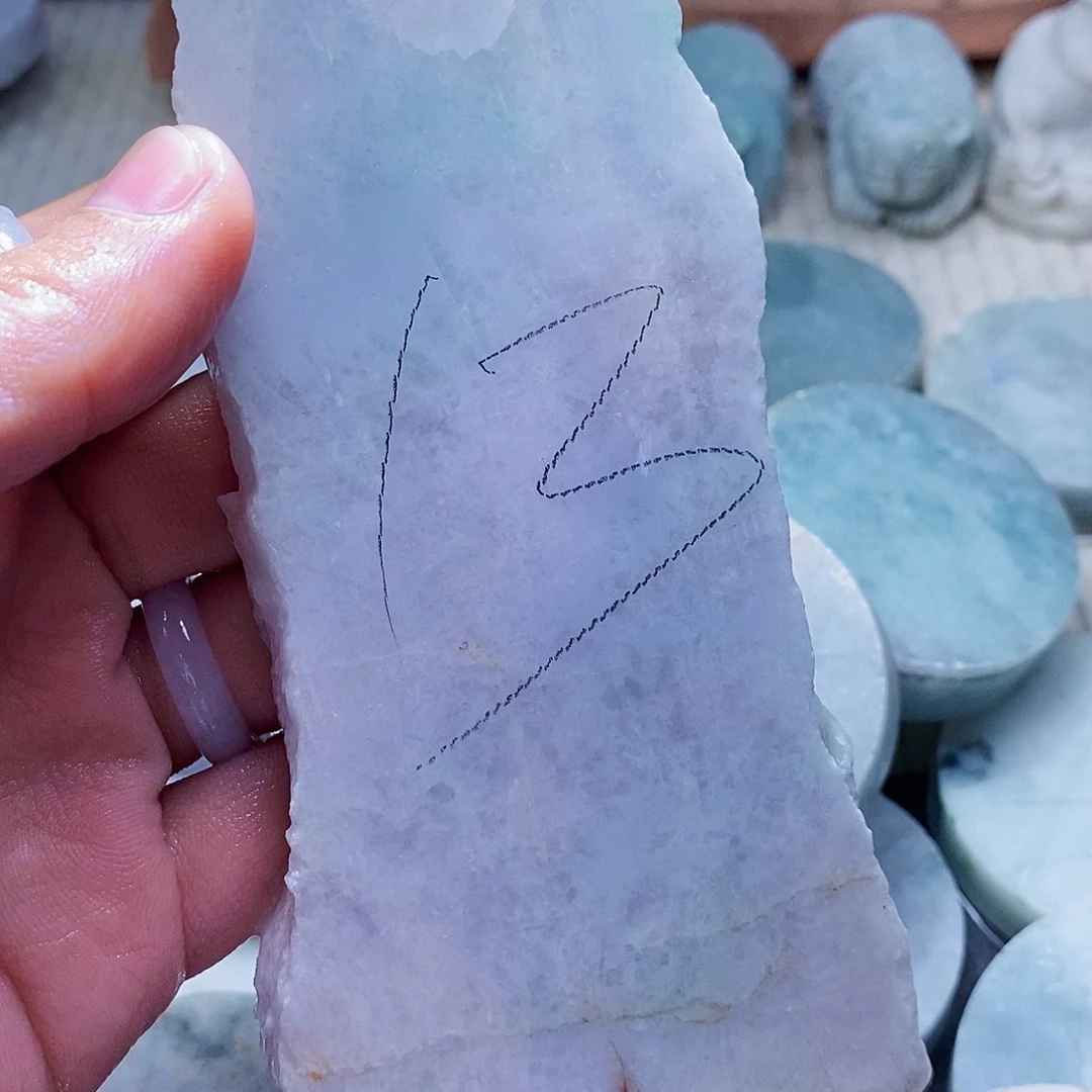 翡翠未镶嵌颈饰588