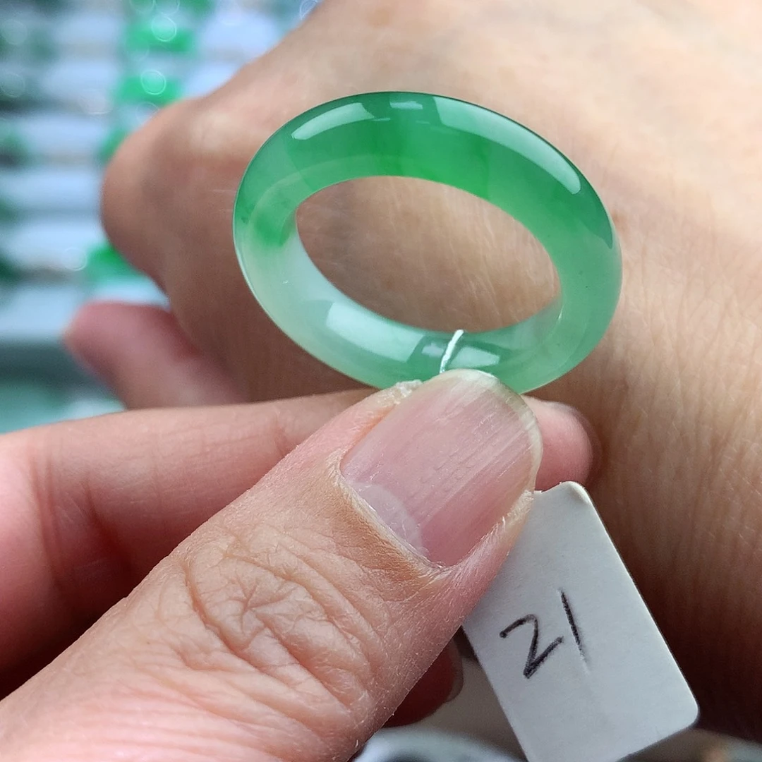 未镶嵌戒指翡翠21号