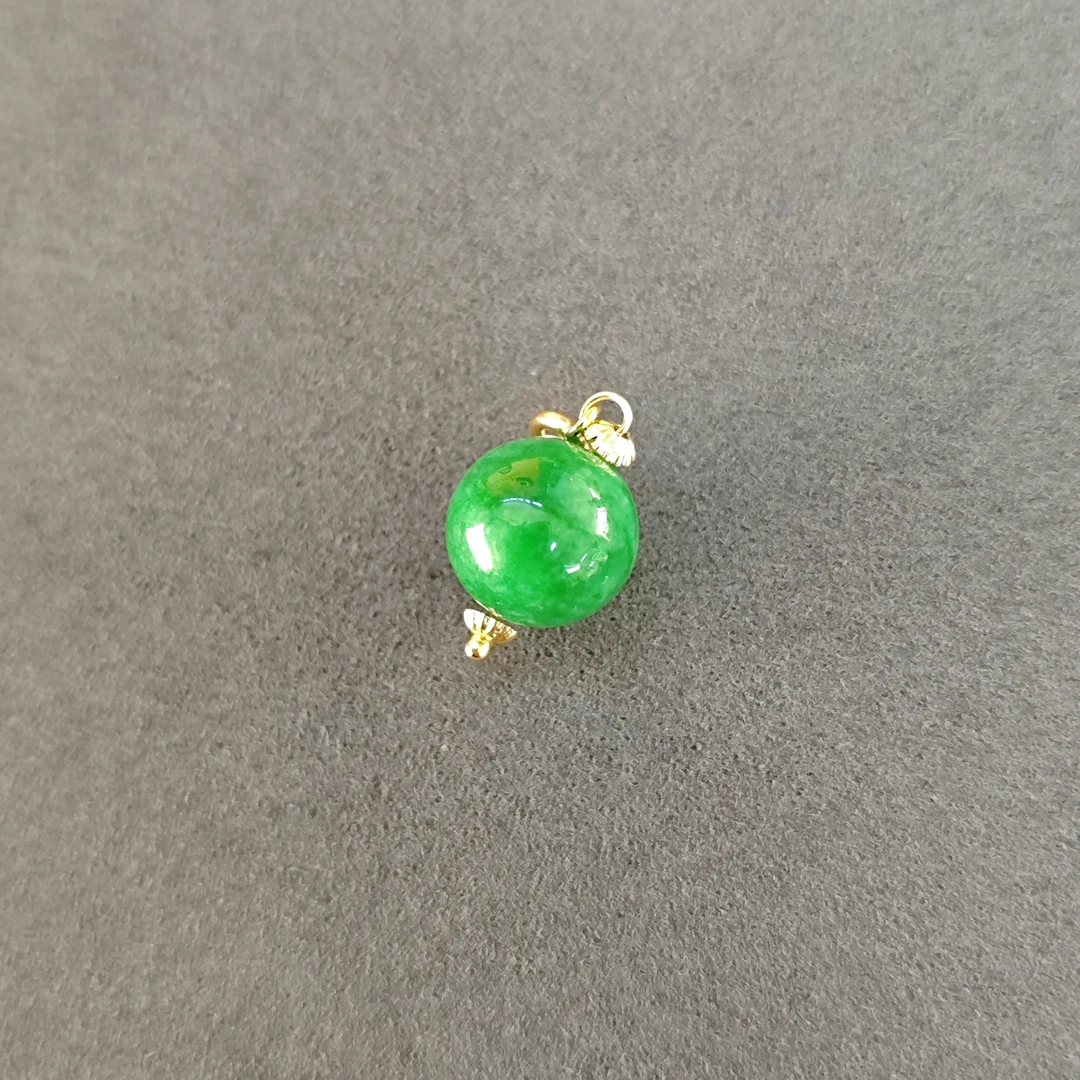 干青翡翠k12吊坠7772