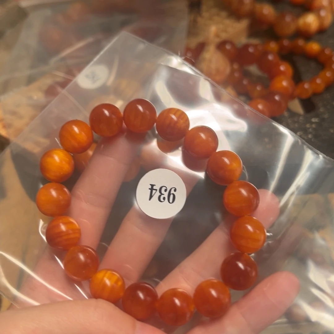 小***哥松木（琥珀木）手串/手链934包浆1.3