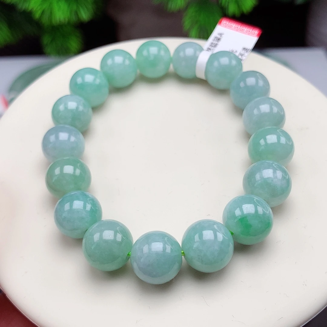 翡翠未镶嵌手链12mm