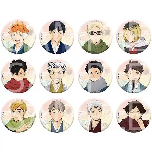 【拆盒】代拆盲盒 排球少年 冬日和服吧唧 盲盒