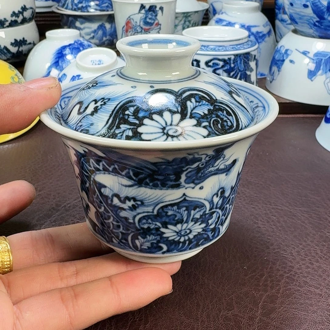 瓷片赵*哥现代景德镇陶瓷手绘茶具